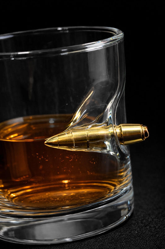 🏴☠️ Gerçek Havan Mermisi Detaylı Viski Bardağı