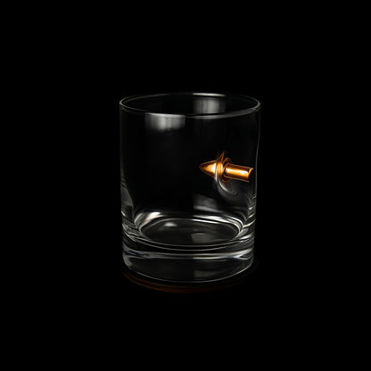 🏴‍☠️ Kurşun Detaylı Viski Bardağı