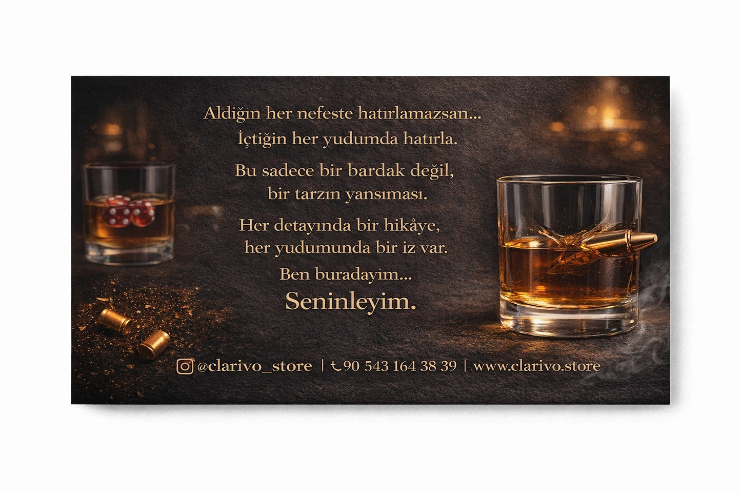 🏴‍☠️ Gerçek Havan Mermisi Detaylı Rakı Bardağı