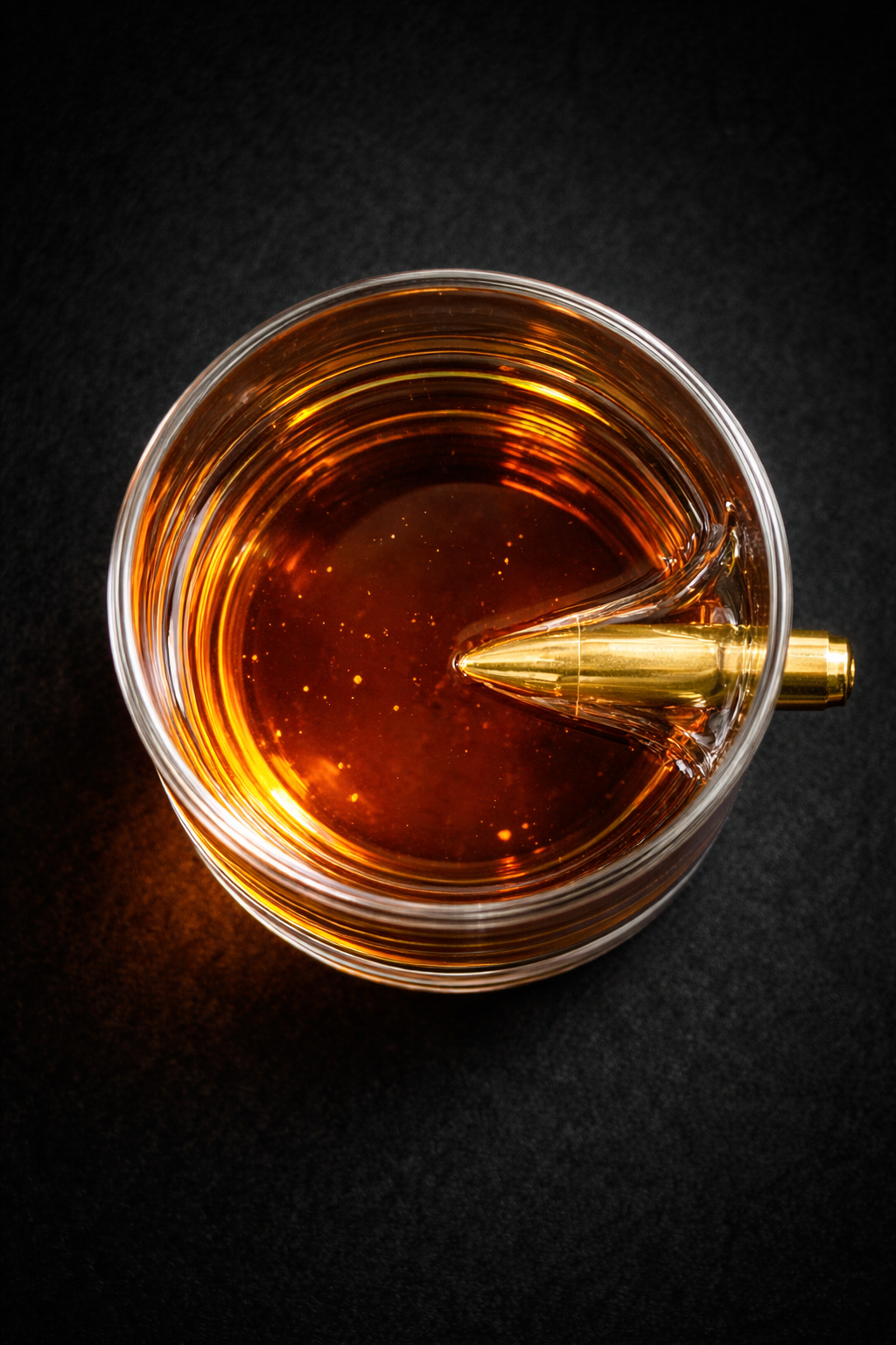 🏴‍☠️ Gerçek Havan Mermisi Detaylı Viski Bardağı