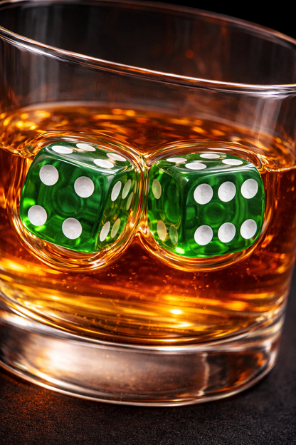 🎲 Zar Detaylı Viski Bardağı