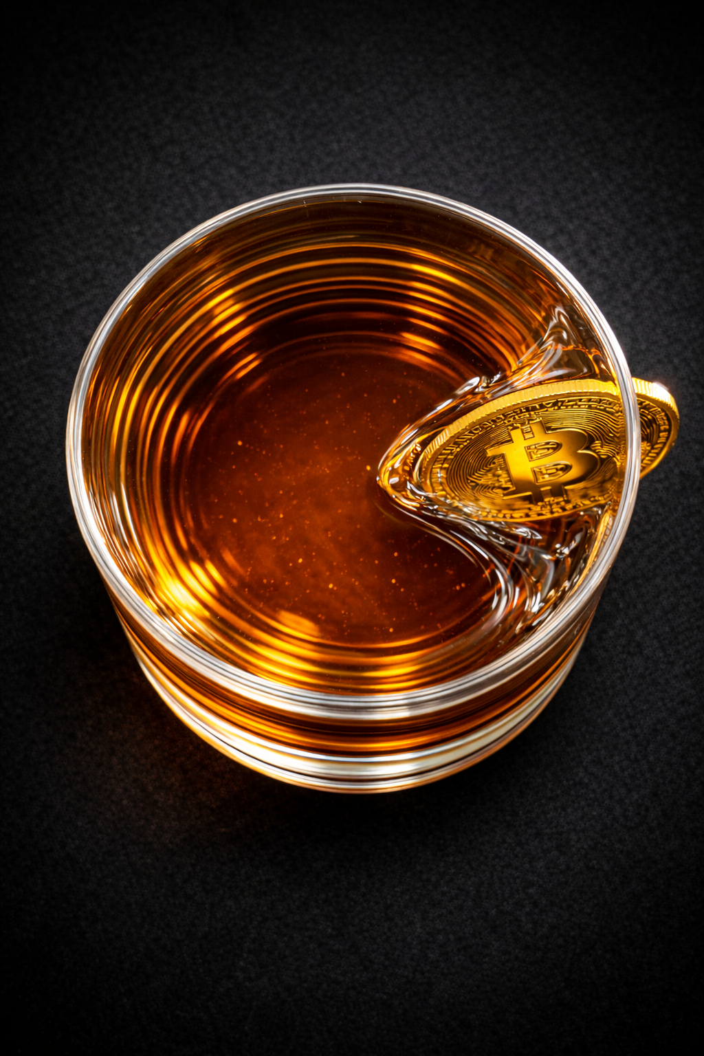₿ Bitcoin Detaylı Viski Bardağı