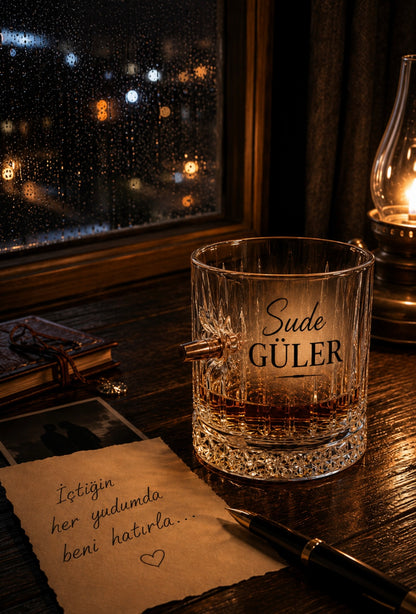 🏴‍☠️ Gerçek Mermi Detaylı Bardak Modellerimiz