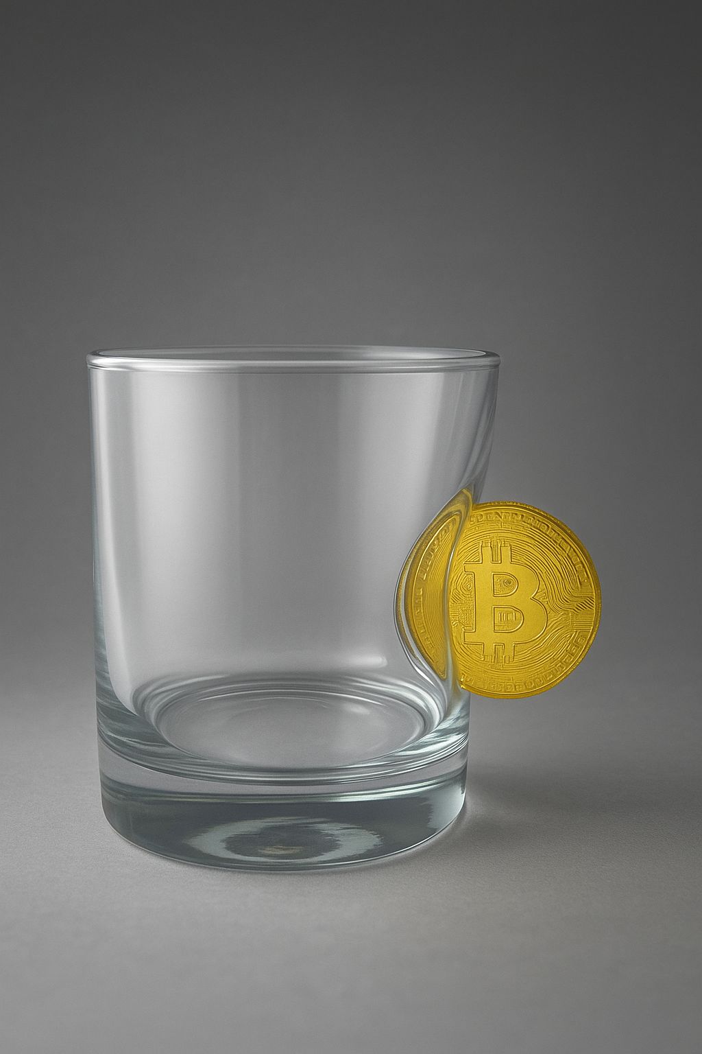 ₿ Bitcoin Detaylı Viski Bardağı