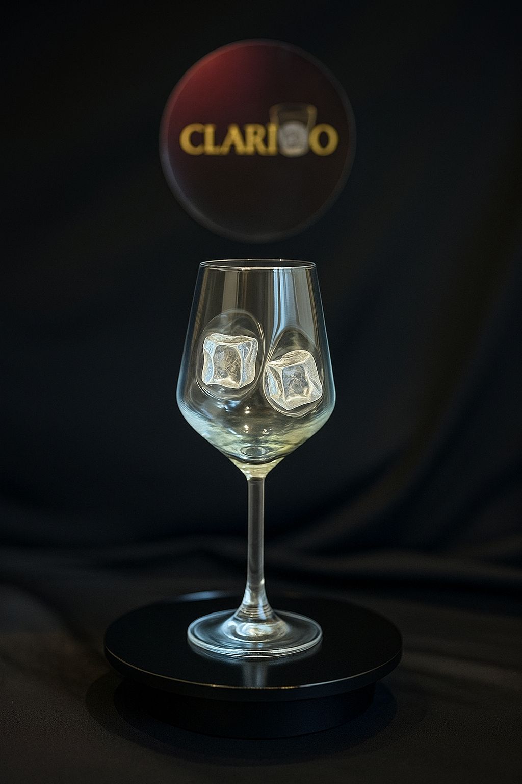 🧊 Buz Objeli Şarap Bardağı