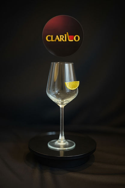 🍋‍🟩 Limon Objeli Şarap Bardağı