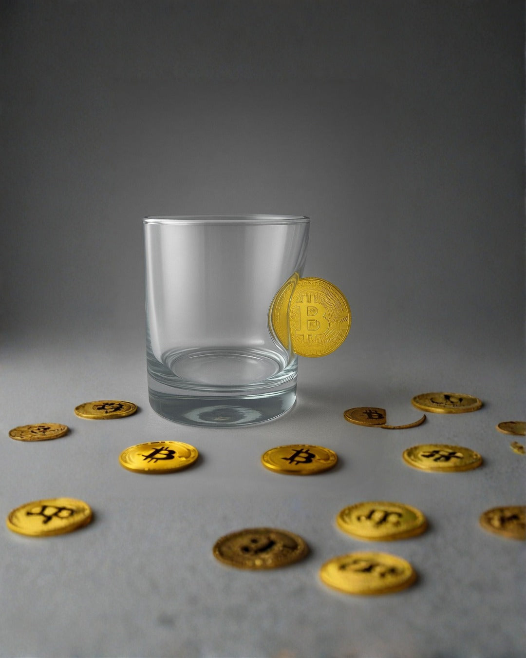 ₿ Bitcoin Detaylı Viski Bardağı