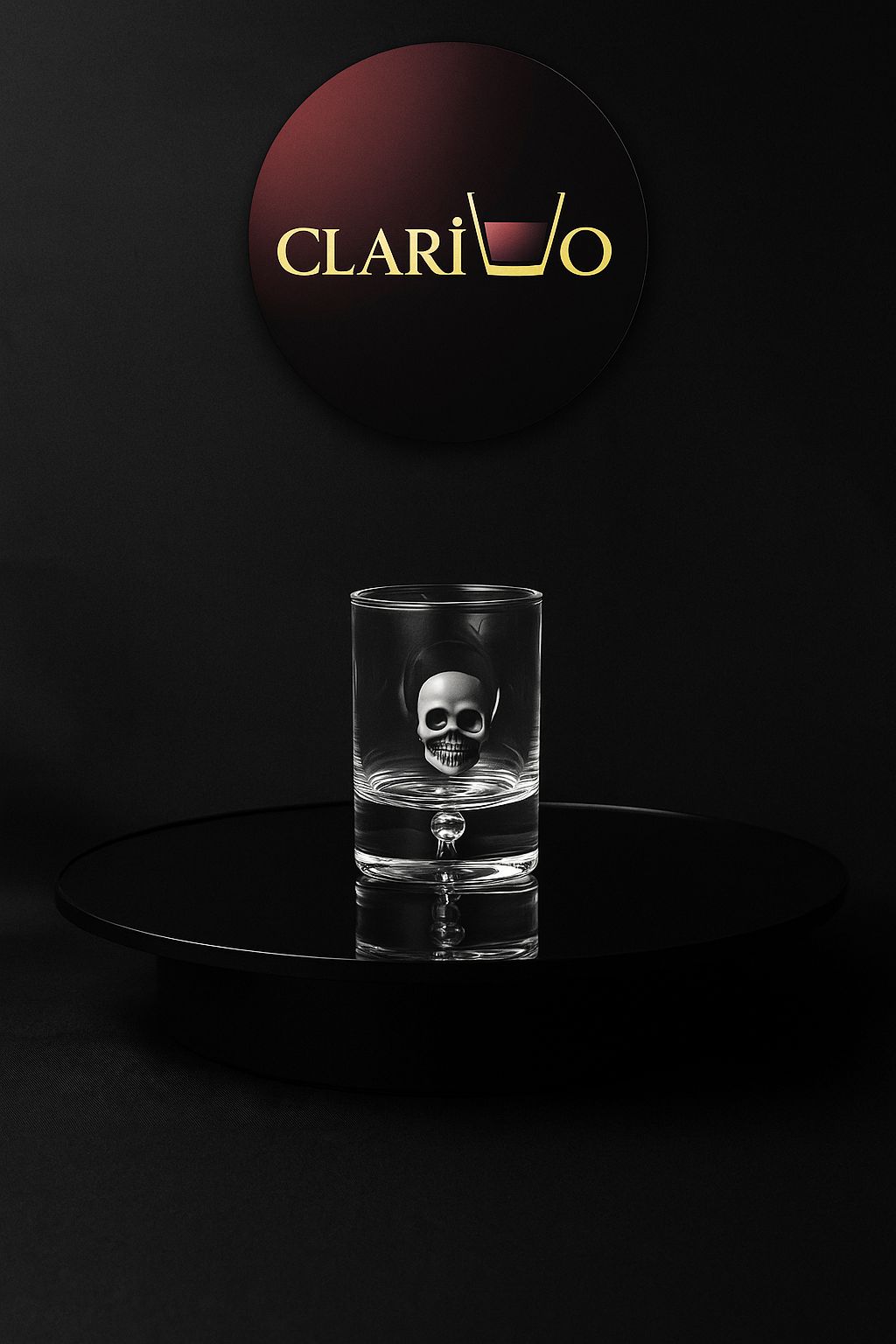 💀 Kurukafa Detaylı El Yapımı Shot Bardağı