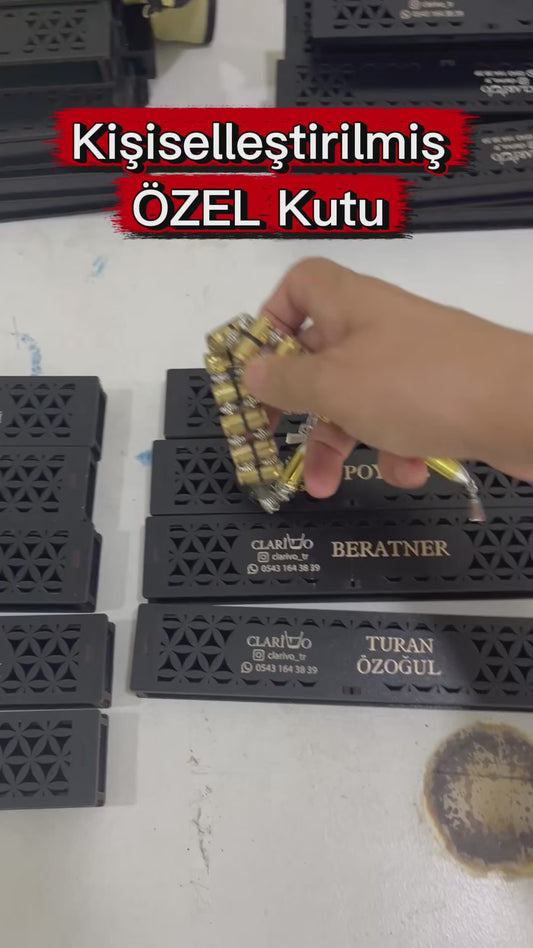 🔥 Sertifikalı Gerçek Mermi Tasarım Tesbih