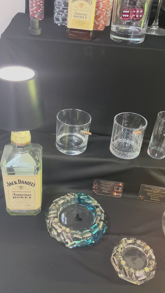 🏴‍☠️ Rakı Bardağı (Gerçek 7.62 Çaplı 308. Mermi Çekirdeği Detaylı)